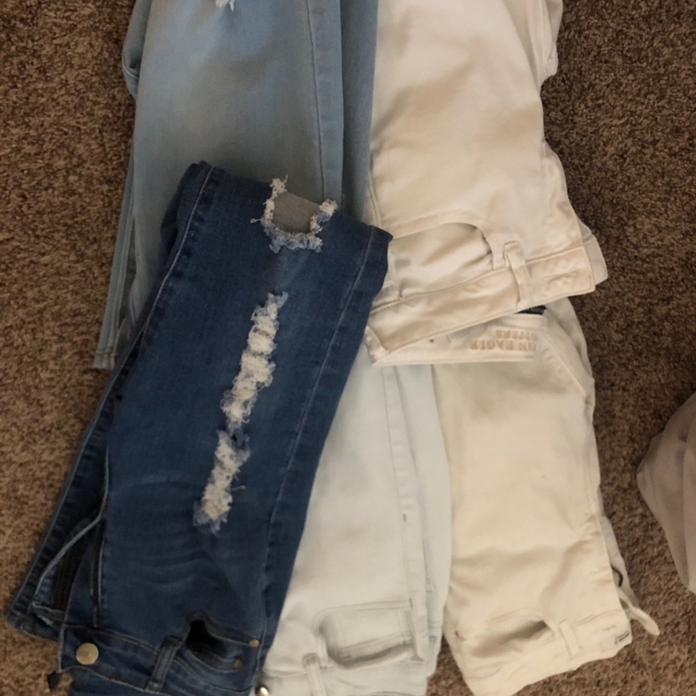 5 pairs of pants/jeans!
